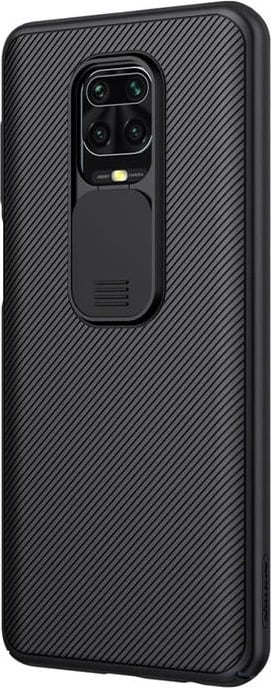 Mbështjellës Nillkin CamShield për Xiaomi Redmi Note 9 Pro/Note 9 Pro Max/Note 9S/Poco M2 Pro, i zi