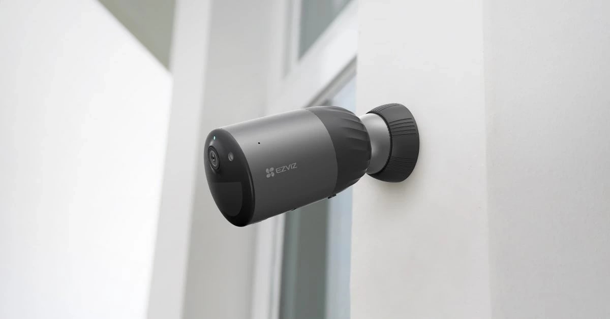 Kamerë sigurie IP EZVIZ BC1c 4K Bullet, për jashtë, 3840 x 2160 piksel, Montim në tavan/mur, E zezë