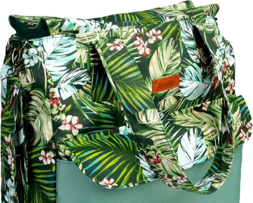 Çantë karroce, Sensillo, Green Jungle, 45x40x15 cm, jeshile