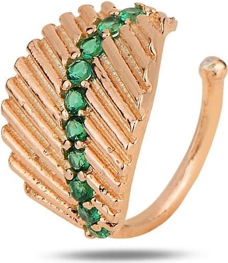 Vathë për kërthizë prej argjendi, Jumeon, SGTL11963, ngjyrë rozë e arit dhe e gjelbër