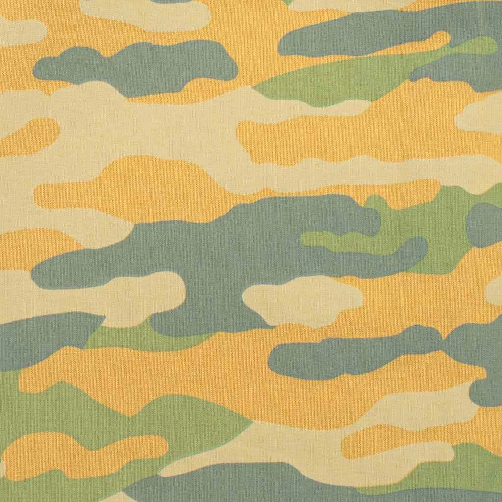 Kapelë bebe pambuku, NEW BABY With Love, nr 62 (3-6m), e verdhë kamuflazh