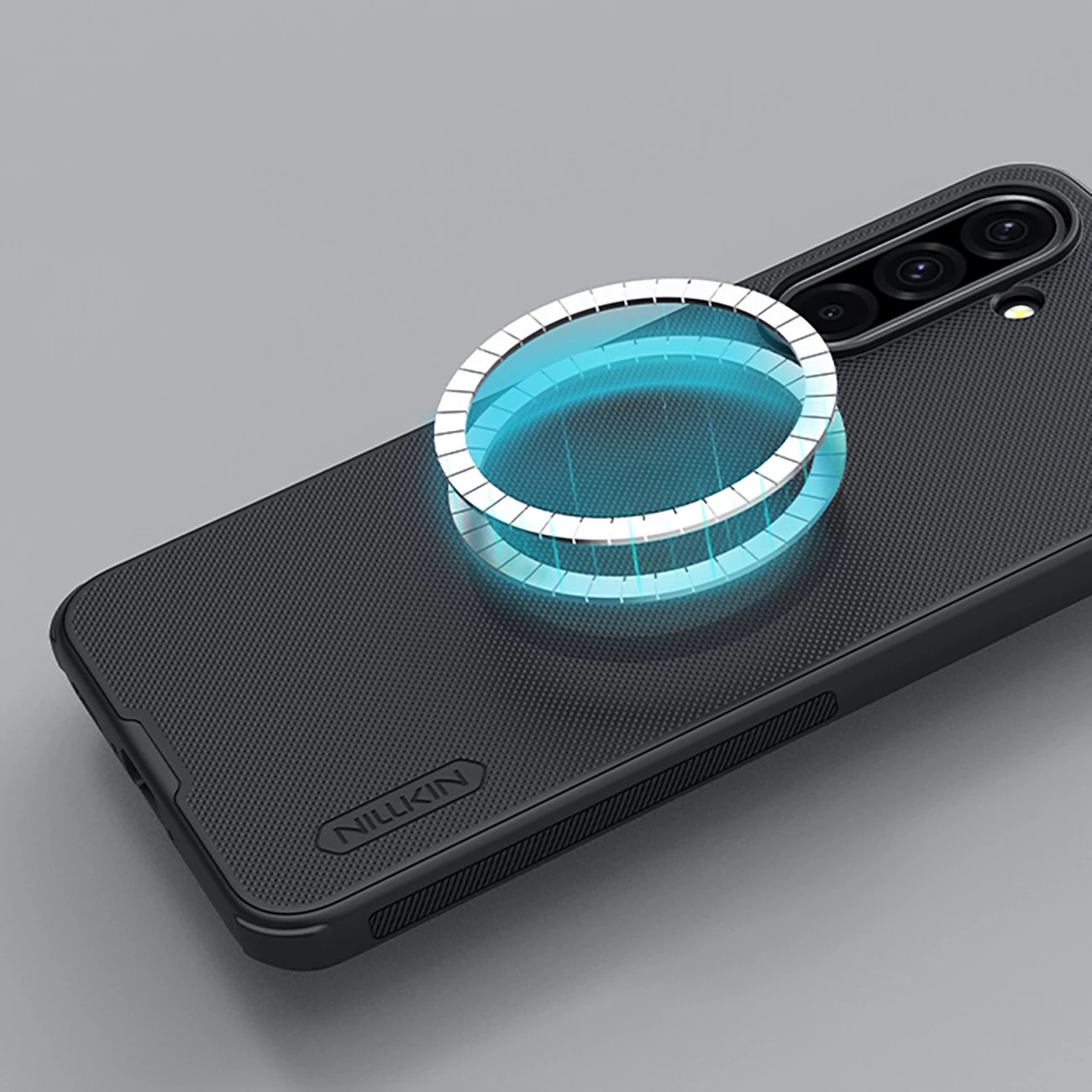 Mbështjellës Nillkin Super Frosted Shield Pro Magnetic për Samsung Galaxy A36 5G, i zi