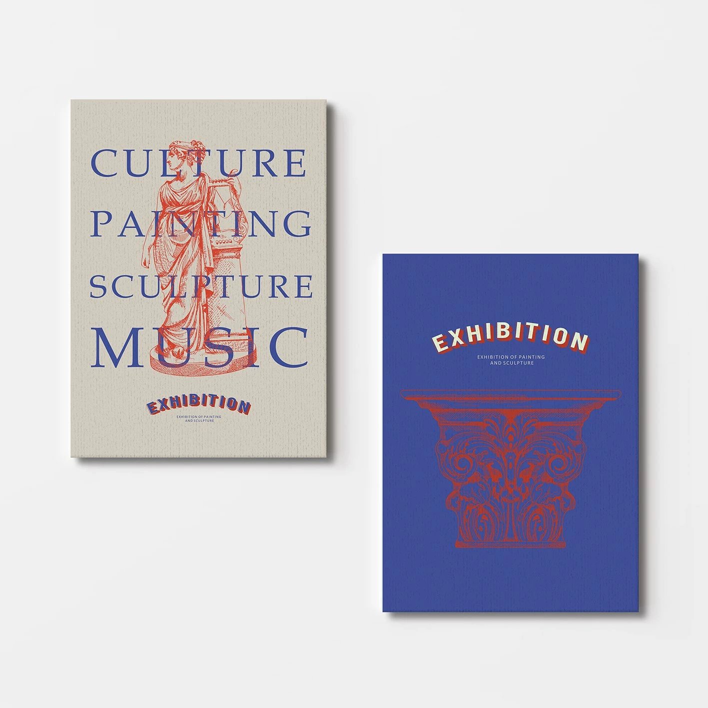 Pikturë dekorative në kanavacë (2 copë), Wallity, 2KNV4308, 70x100cm