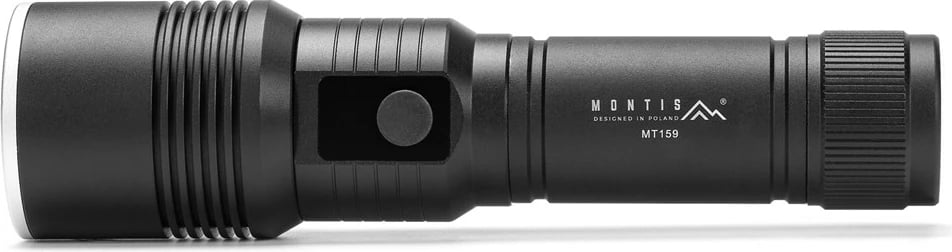 Llambë dore Montis MT159, LED, 3000 mAh, alumini, e zezë