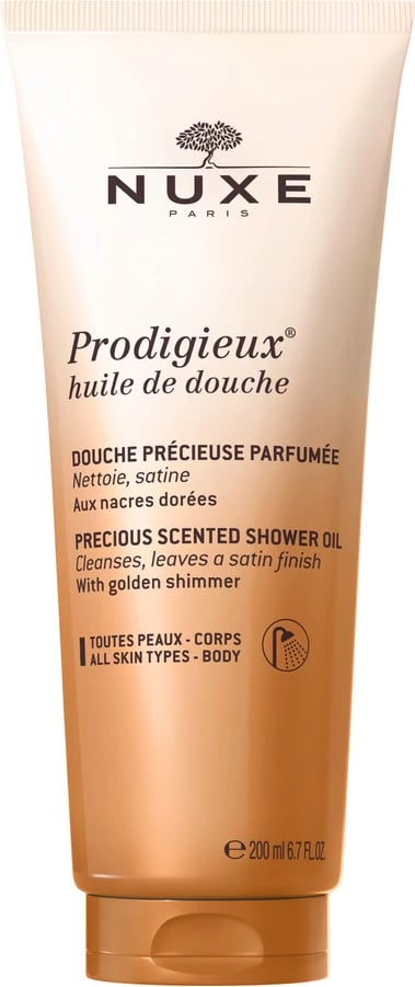 Vaj dushi i parfumosur Nuxe Prodigieux për femra, 200ml