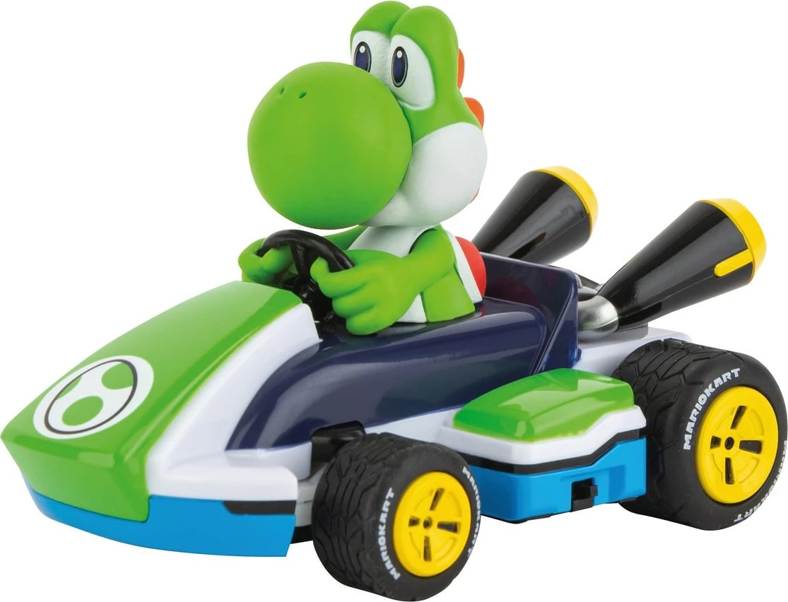 Kart Carrera RC Mario Kart 1:32 Yoshi, me telekomandë, elektrik