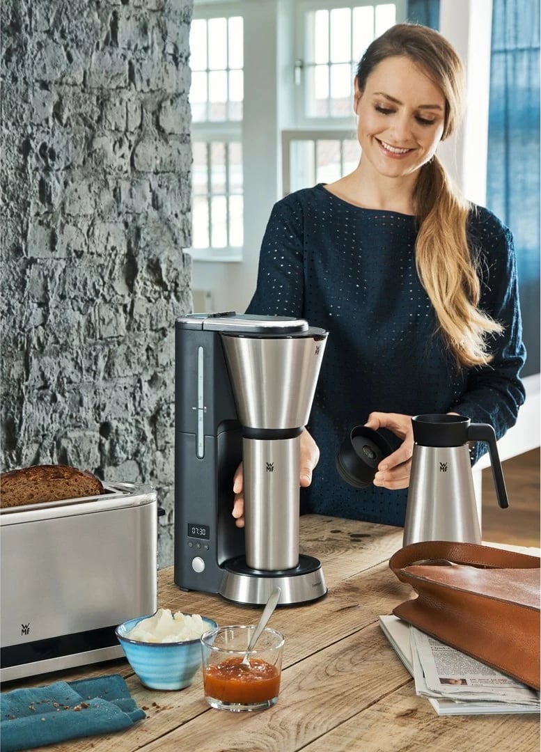 Aparat kafeje WMF KITCHENminis 0412260011, gjysmë-automatik, 0.625 L, i zi