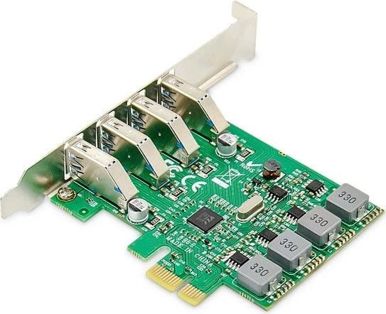 Kasë zgjerimi Digitus DS-30226, 4x USB 3.0, PCI Express, Low Profile
