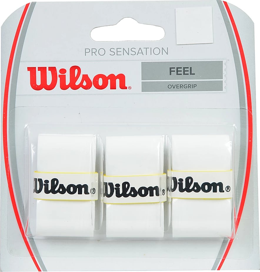 Overgrip tenisi Wilson, të bardha