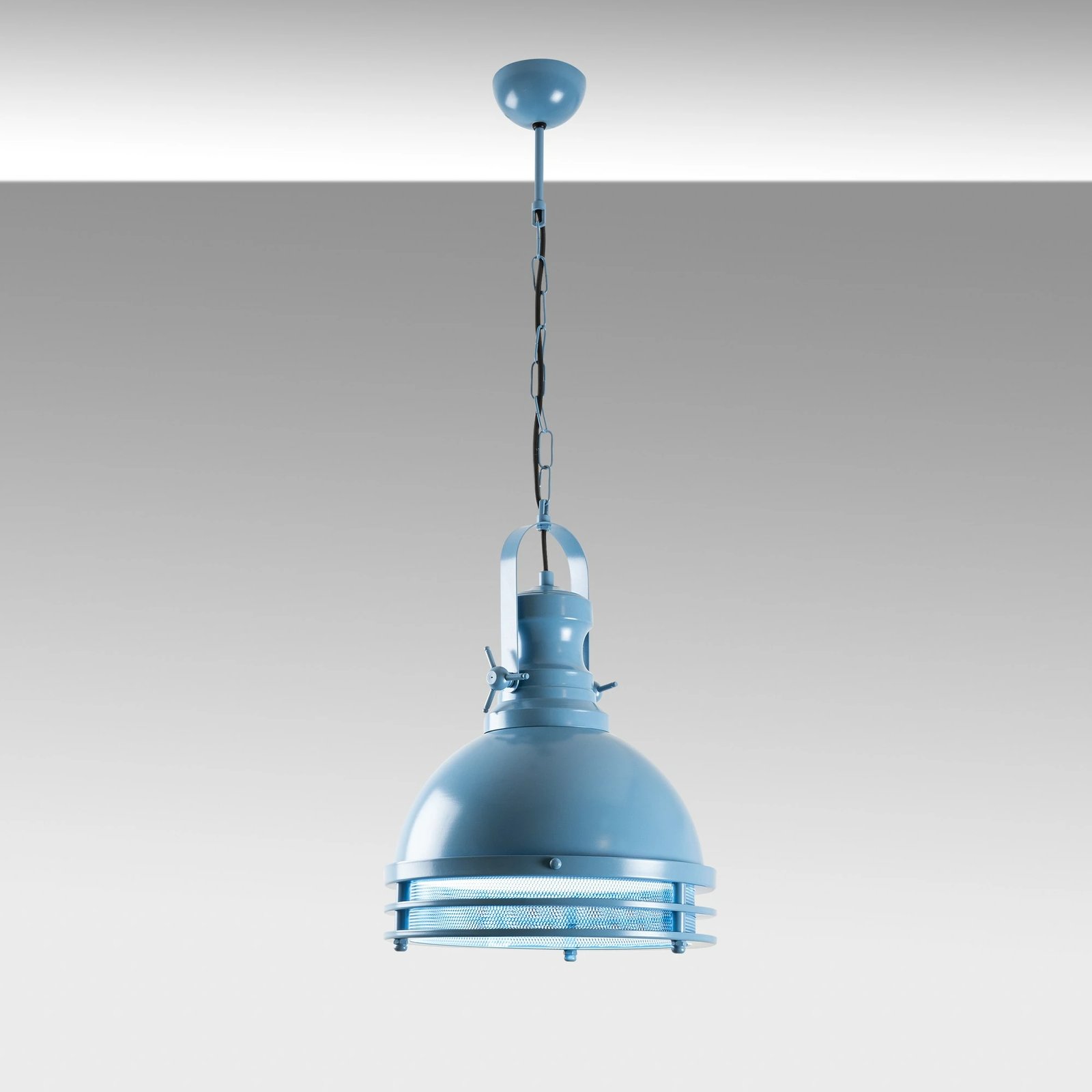 Llambë tavani Opviq, Saglam 3762, ngjyrë kaltër e çelët