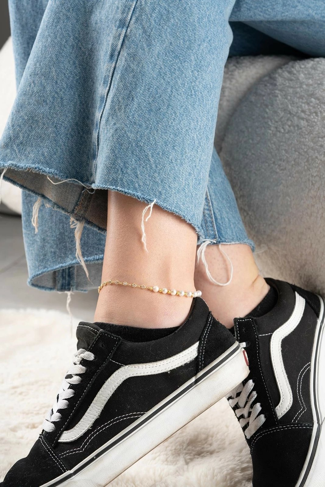 Byzylyk kyç për këmbë, argjend i veshur me ar, Jumeon, NRZ999695