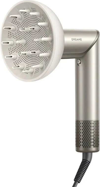 Tharëse flokësh dhe kurlues, Dreame, Dazzle AZD20A, 1400 W, 3 nxehtësi, 3 shpejtësi, jonizim, ekran LED, me aksesorë, Gold