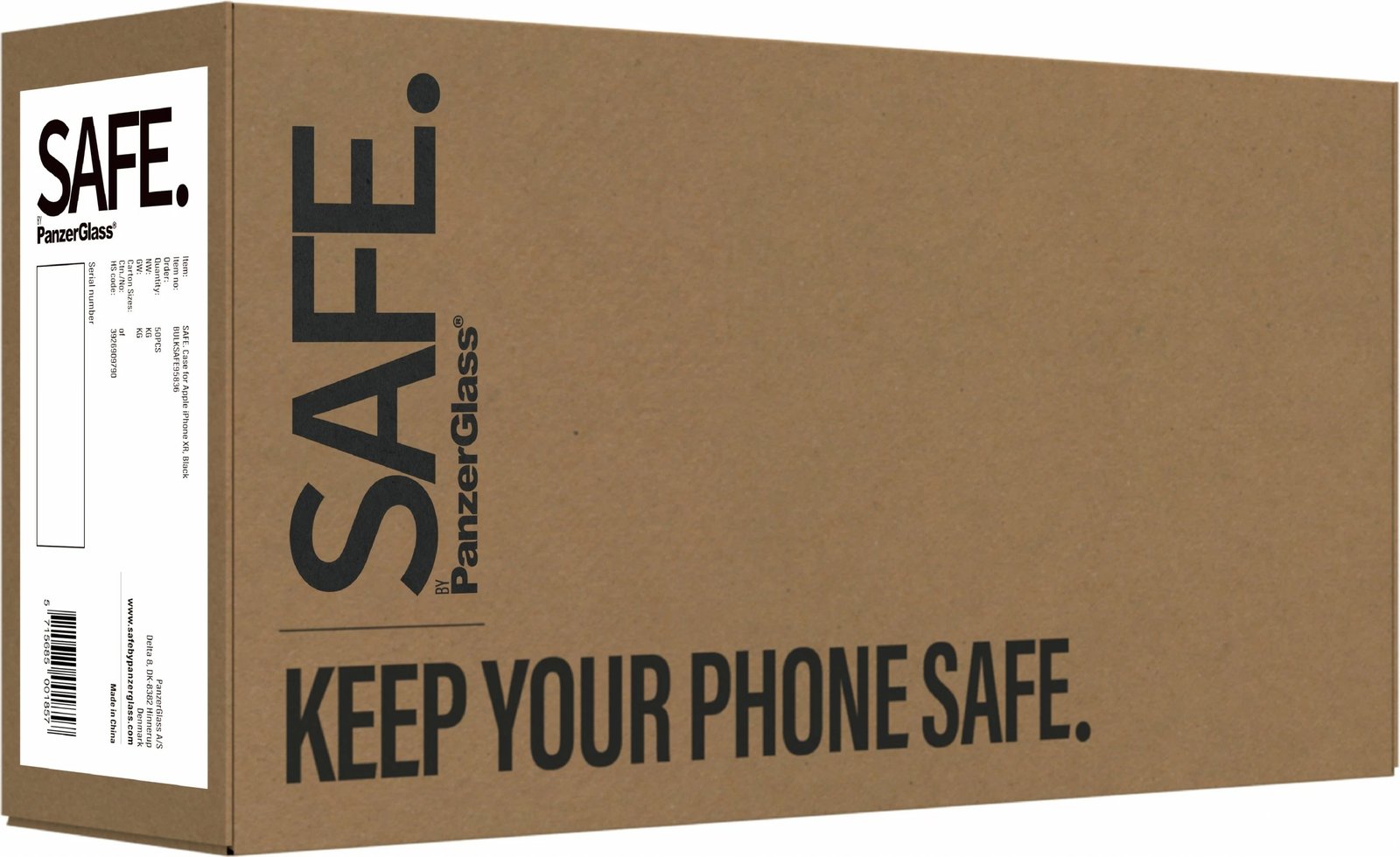 Mbështjellës PanzerGlass SAFE, TPU, i zi