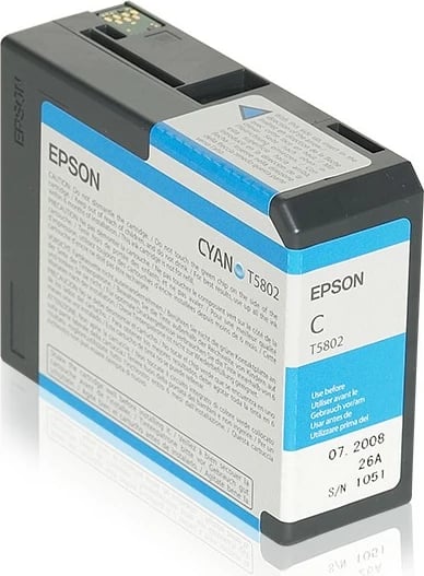 Toner Epson T580200, cyan, 80 ml, për Stylus Pro 3800/3880