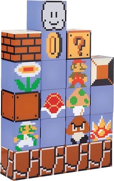 Dritë dekorative Paladone Super Mario Build A Level