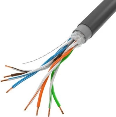 Kabllo rrjeti Lanberg UTP Cat-5e LCU5-30CU-0305-BK, 305m, e zezë