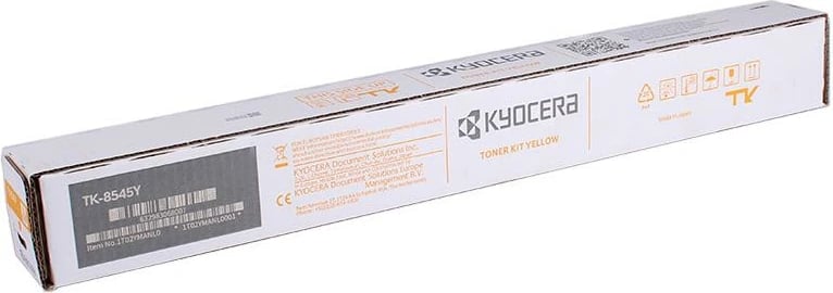 Toner Kyocera TK-8545 1T02YMANL0 origjinal, rendiment 9,800–23,700 faqe, e verdhë