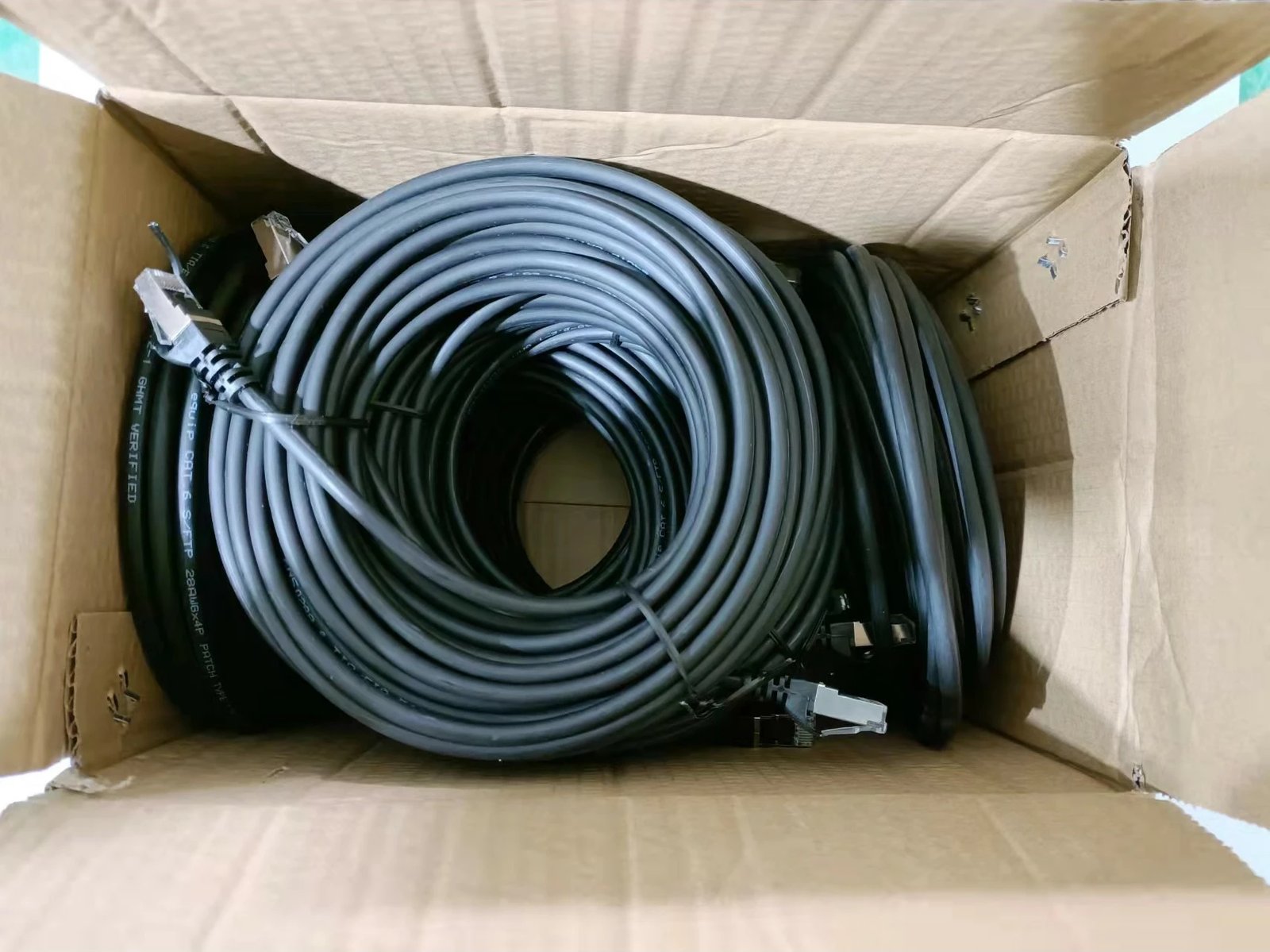 Kabllo rrjeti Cat6 EQUIP 5m S/FTP, 30 copë, e zezë