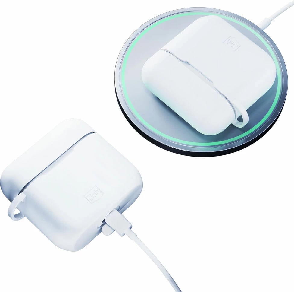 Mbështjellës 3mk për AirPods 3, silikon, i bardhë
