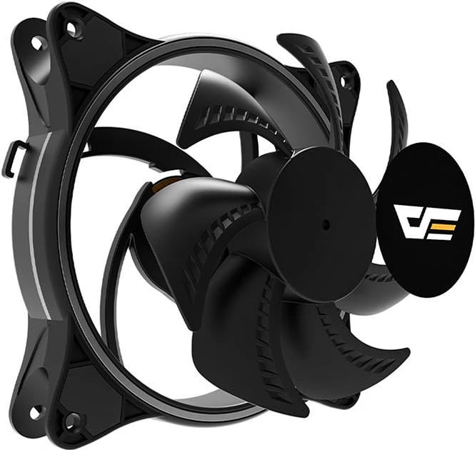 Kasë ventilatori Darkflash D1, 120x120 mm, LED RGB, e zezë