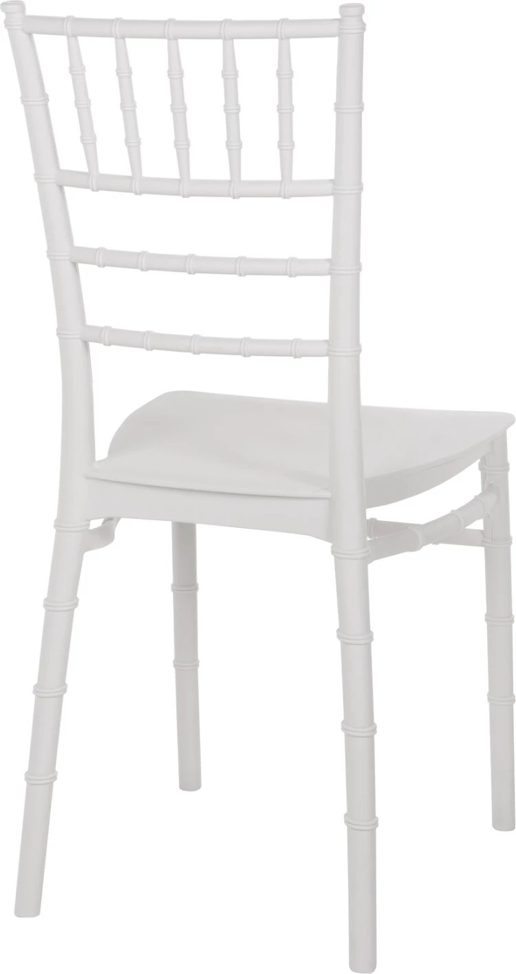 Karrige polipropileni për katering, FH8058.31, Tiffany, ngjyrë e bardhë, 39x47x88 cm