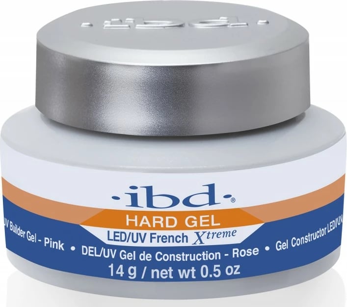 Xhel ndërtues për thonj IBD French Xtreme Gel LED/UV për femra transparent 14g