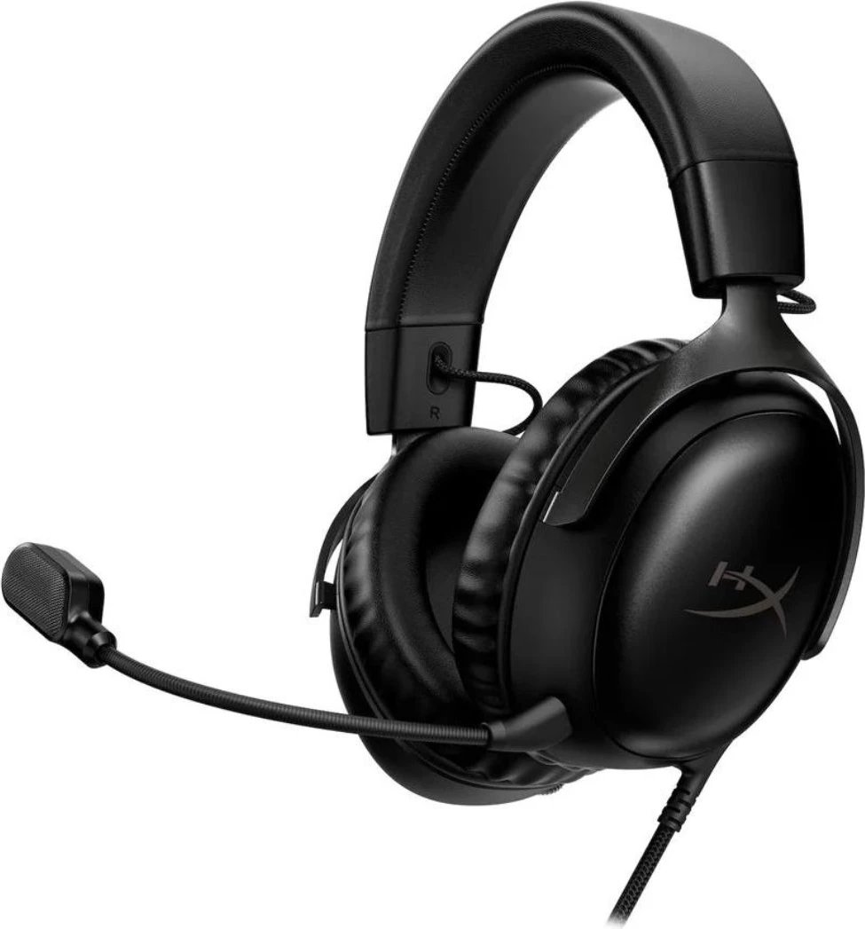 Kufje gaming, HyperX, Cloud III 727A8AA, me mikrofon boom, over-ear, e zezë