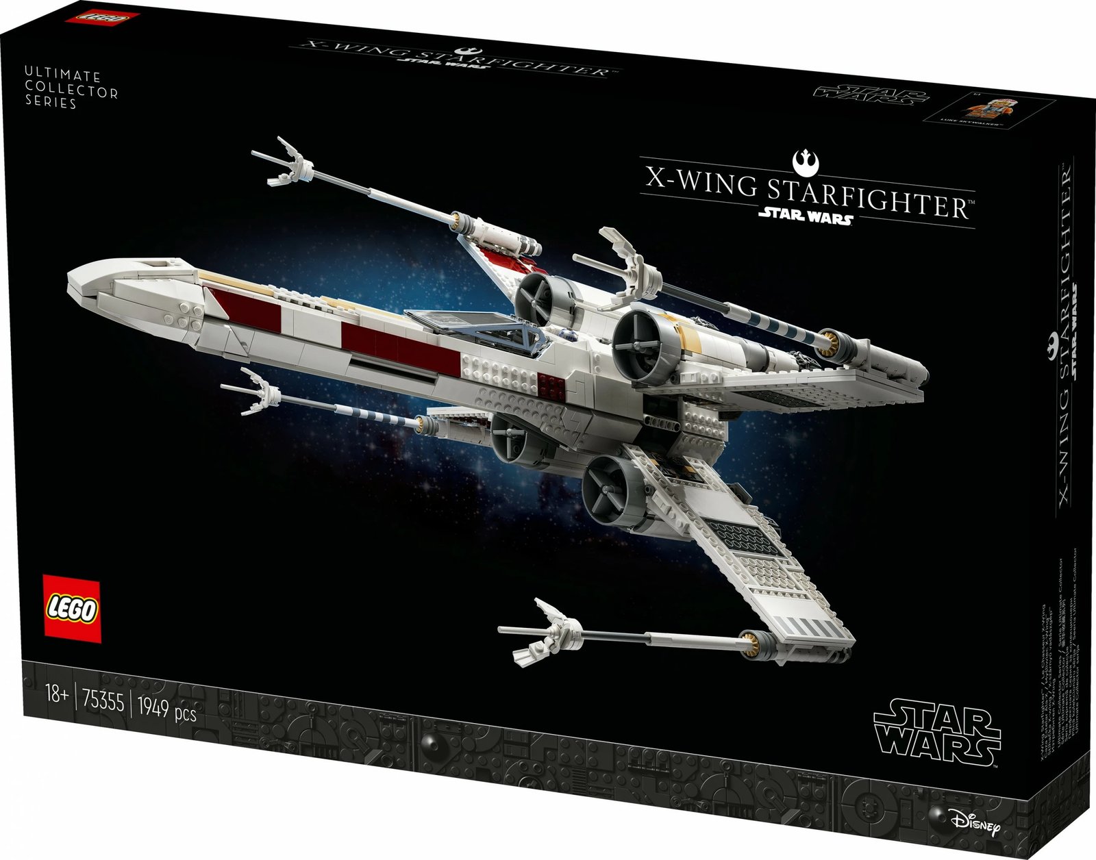 Set ndërtimi LEGO Star Wars X-Wing Starfighter 75355, 1953 pjesë, multikolor