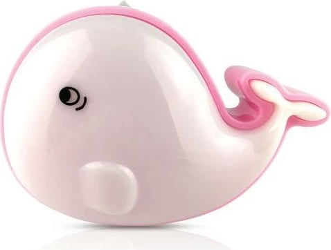 Dritë nate LED MEGAMAN Balena, 0.5W, me sensor, Rozë