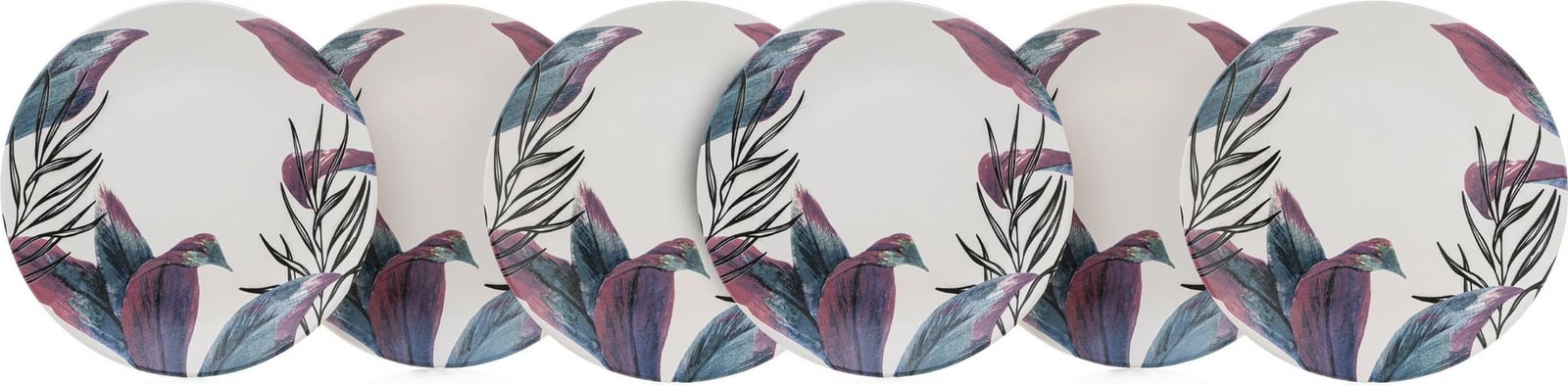 Set pjatash shërbimi (6 copë), Hermia Concept, ST040106F022AJ47301MAS3T00