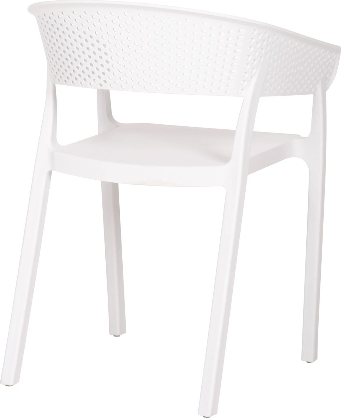 Karrige me krahë polipropileni, e bardhë, model PERFOE FH5941.01, 56x50.5x73cm