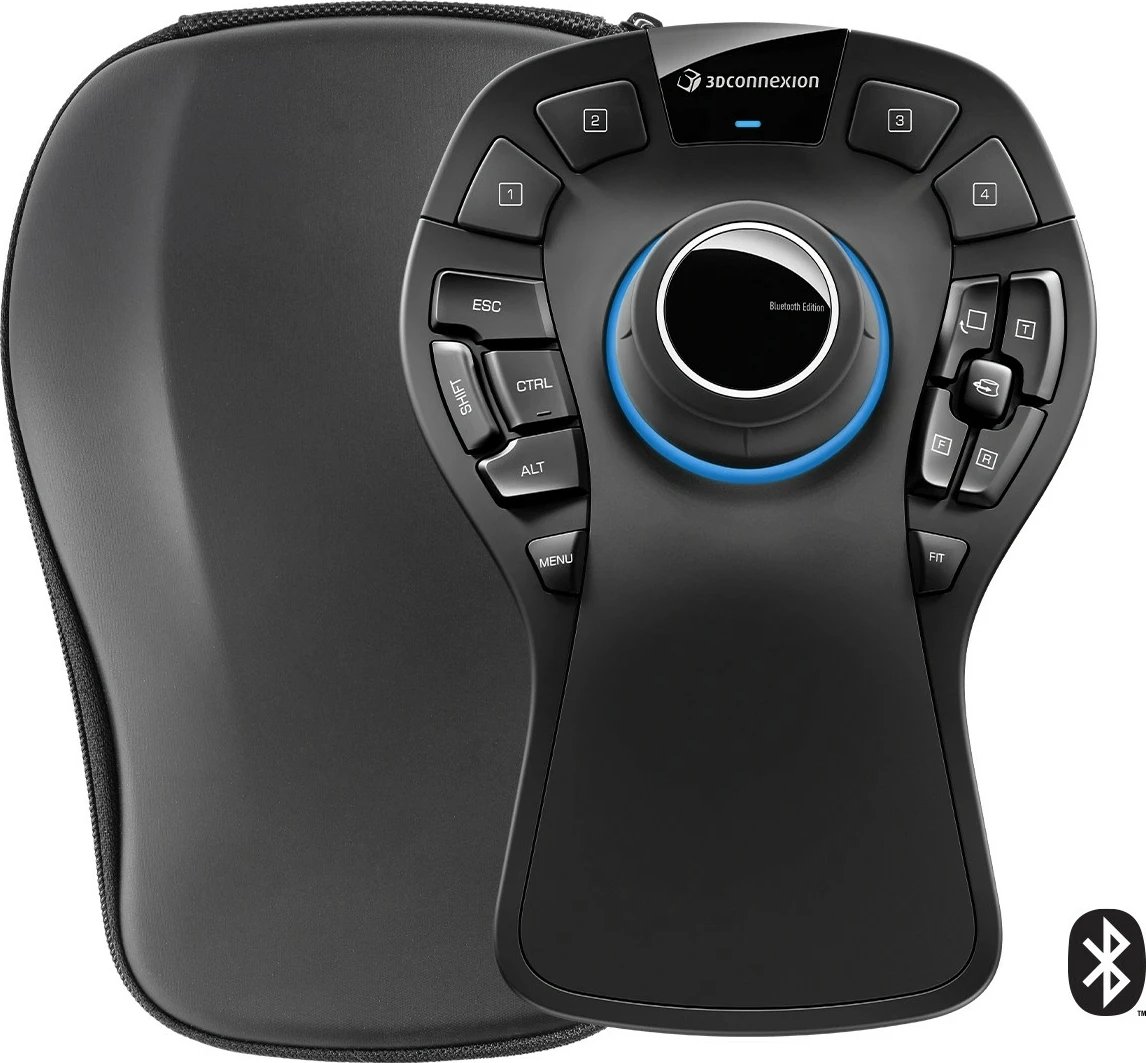 Maus 3D 3Dconnexion SpaceMouse Pro Wireless, Bluetooth, 15 butona, i zi