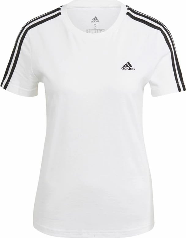 Maicë adidas për femra, e bardhë