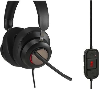 Kufje Kensington H2000 USB-C, me kabllo, për zyrë/qendër thirrjesh, të zeza