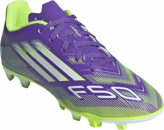 Atlete futbolli për fëmijë adidas F50, vjollcë