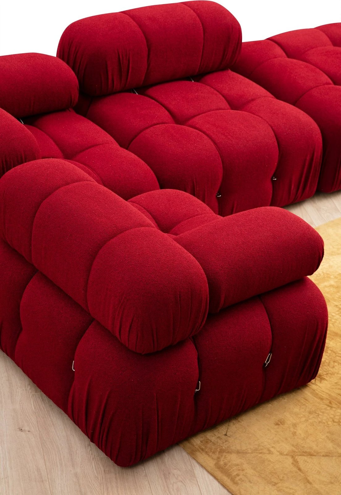 Karrige njëvendëshe Bubble, e kuqe, Atelier del Sofa