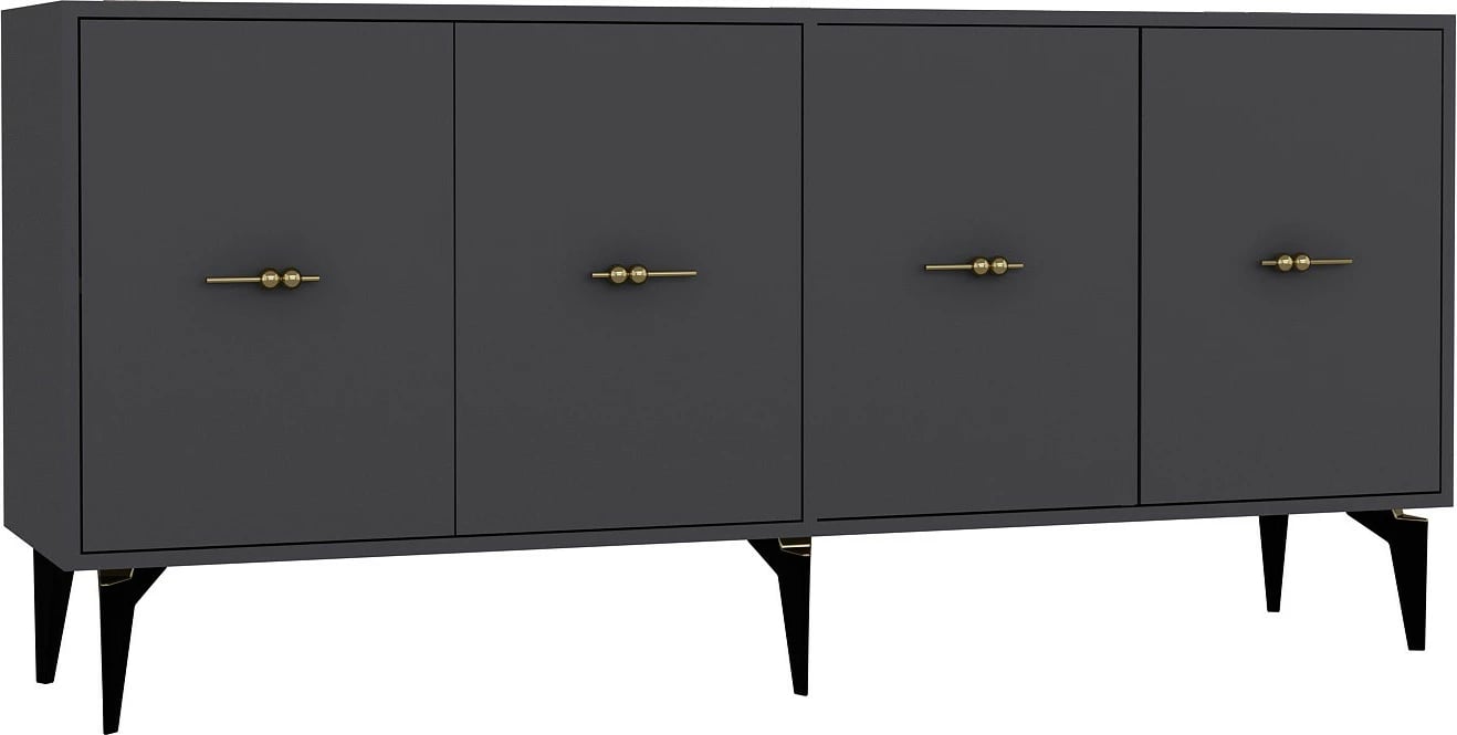 Konsol Skye Decor, ngjyrë antracit, Sinta