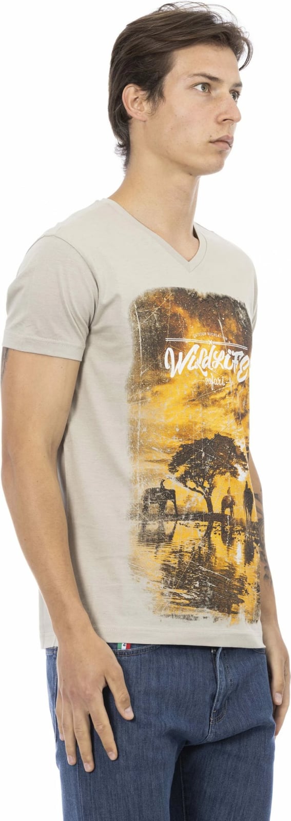 Maicë për meshkuj Trussardi Action, bezhë