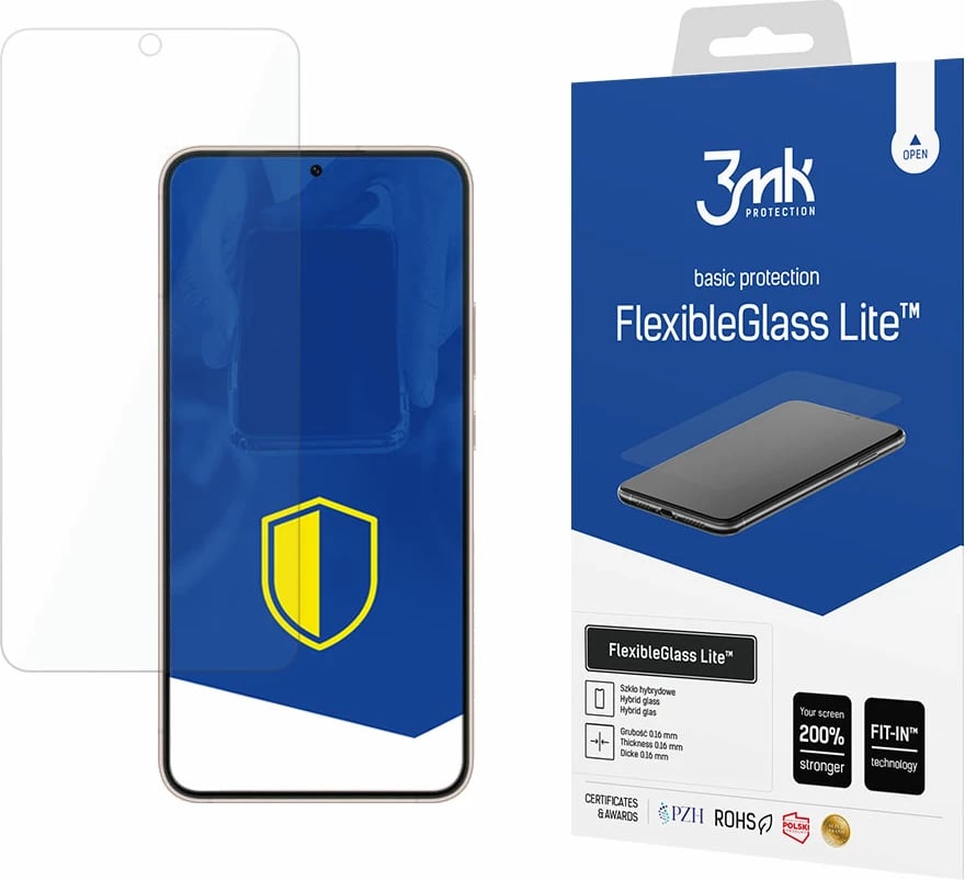 Mbështjellës xhami hibrid 3mk FlexibleGlass Lite për Samsung Galaxy S22+