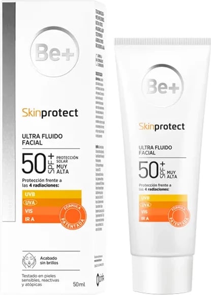 Krem për fytyrë me SPF BE+ Skin Protect Facial SPF50+ unisex 50ml