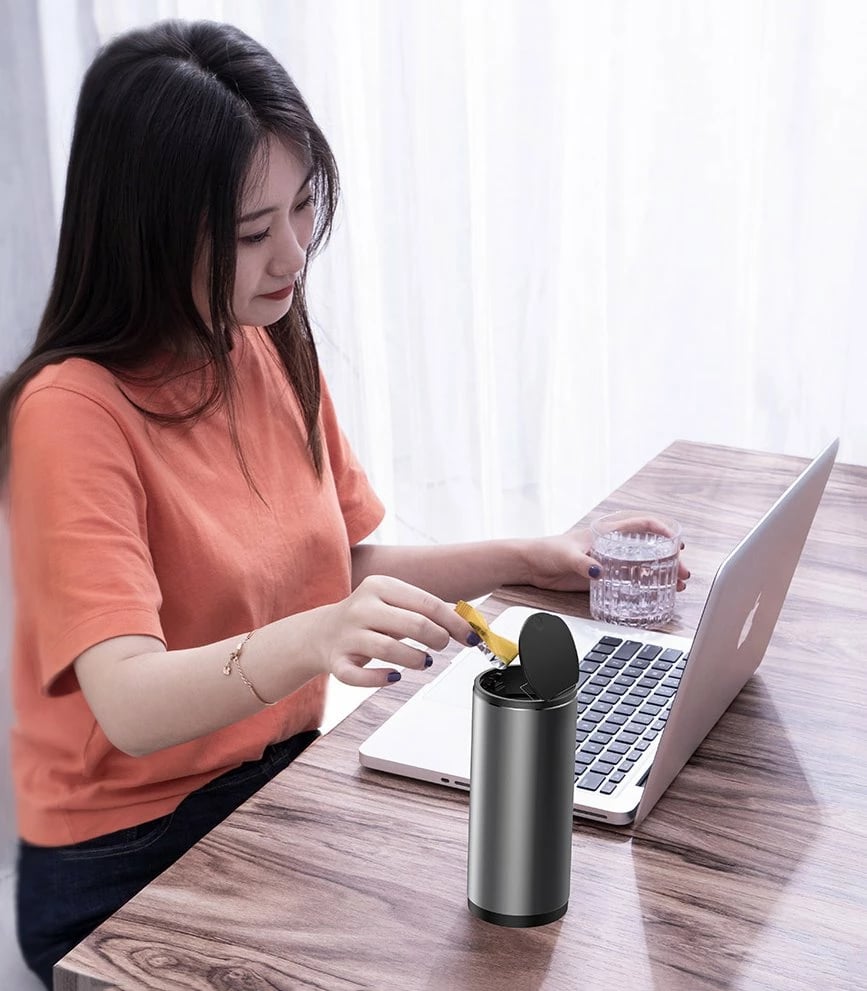Kosh mini për mbeturina Baseus CRLJT-01, për veturë, i zi