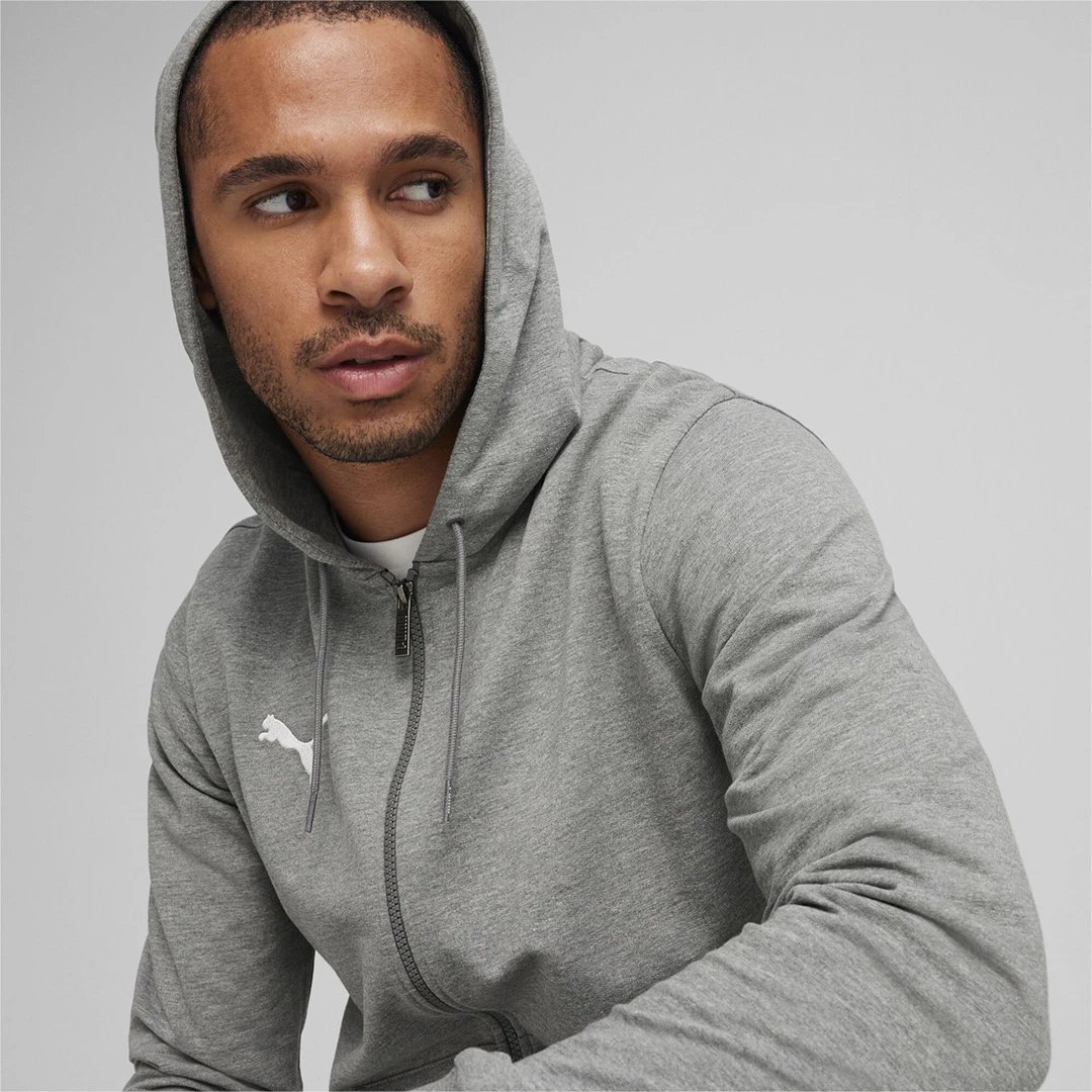 Duks me kapuç Puma për meshkuj, gri