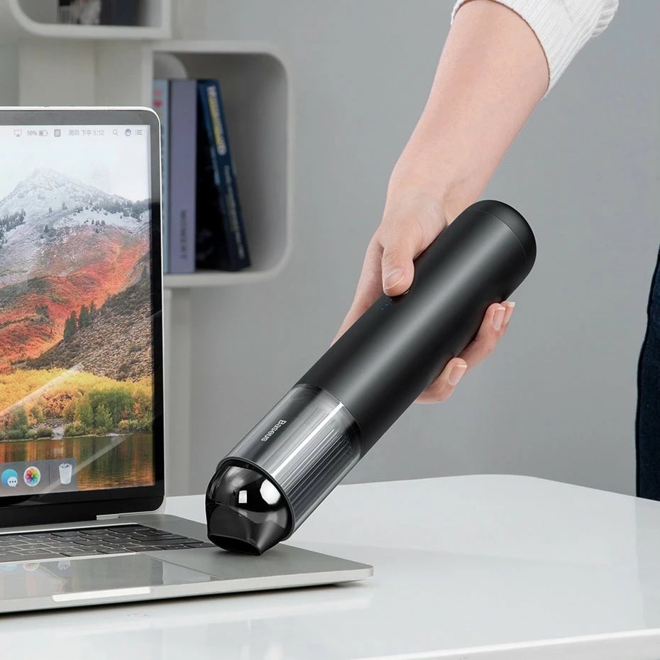 Fshesë me korrent pa kabllo Baseus A3, 135 W, 15000 Pa, USB-C, e zezë Fshesë me korrent pa kabllo Baseus A3, 135 W, 15000 Pa, USB-C, e zezë