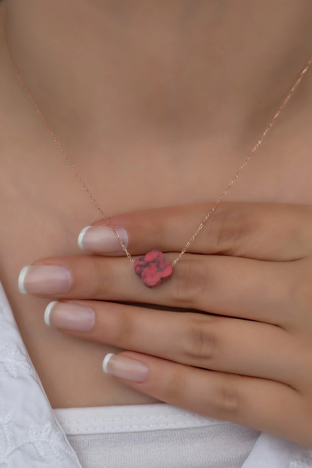 Qafore argjendi, ngjyrë rozë ari dhe e kuqe, Jumeon, NRZ99318