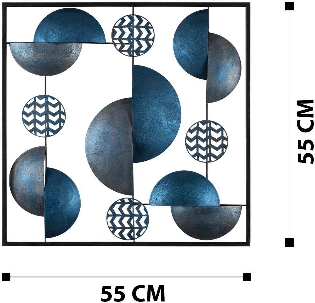 Aksesor dekorativ metalik për mur Wallity, Aurora, CH101-5