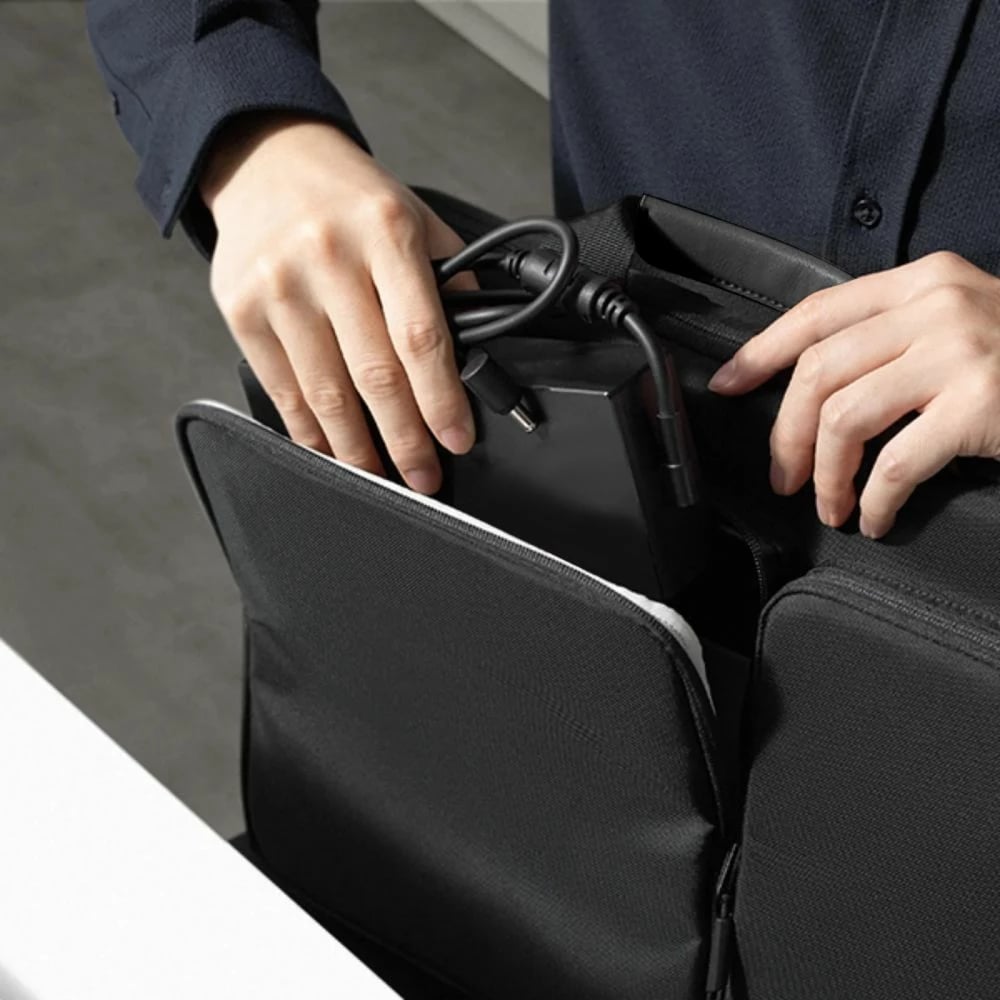 Çantë për laptop Tech-Protect Defender, 17", e zezë