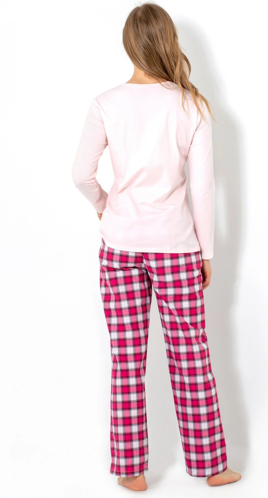 Set pizhamash për gra, Jumeon, 002-000535, ngjyrë pluhur