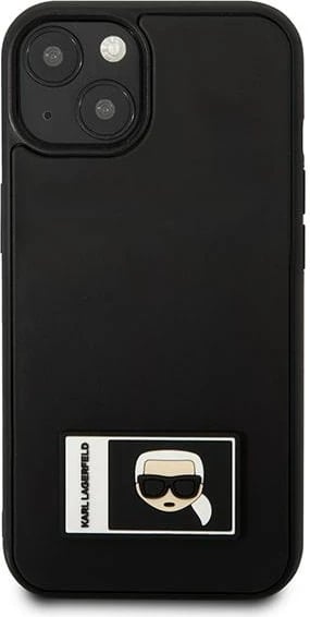 Mbështjellës Karl Lagerfeld KLHCP13M3DKPK për iPhone 13, 6.1", Ikonik Patch, i zi