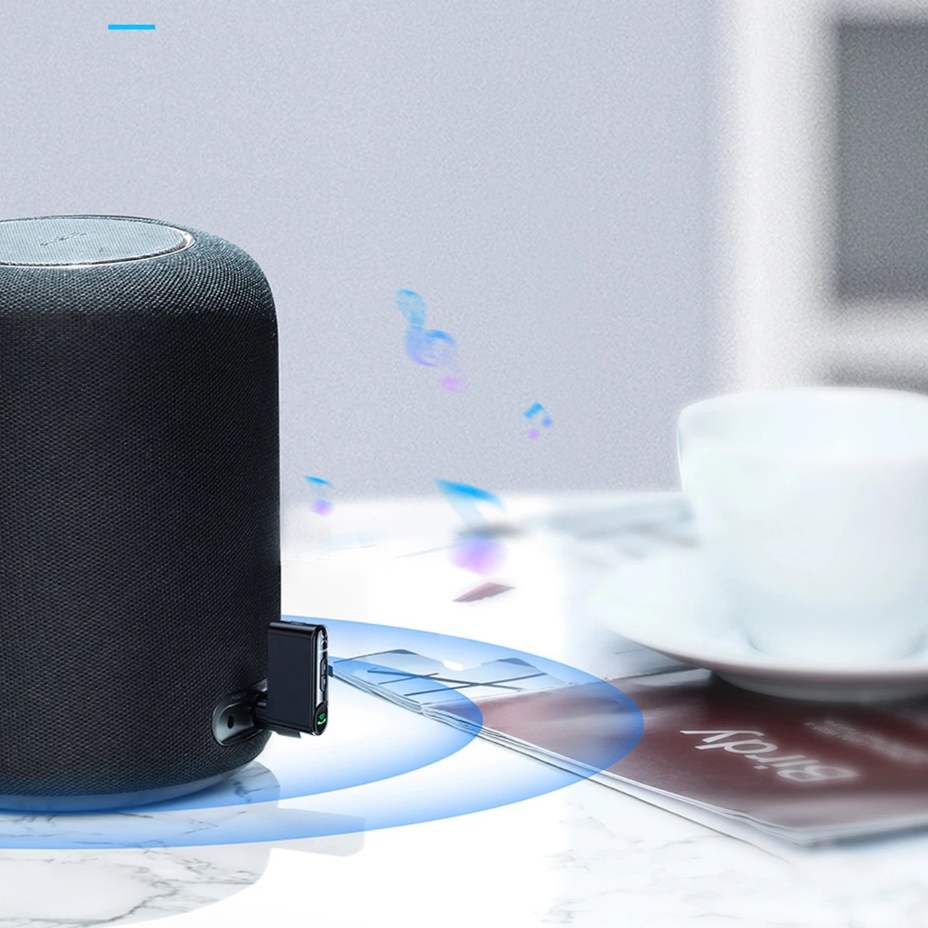 Transmetues Bluetooth Baseus BSBA-02, AUX, Bluetooth 5.0, i zi