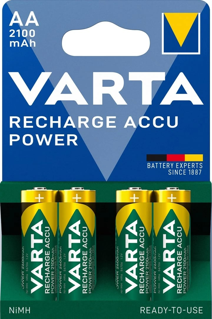 Bateri Varta -56706B, 4 copë, të gjelbra